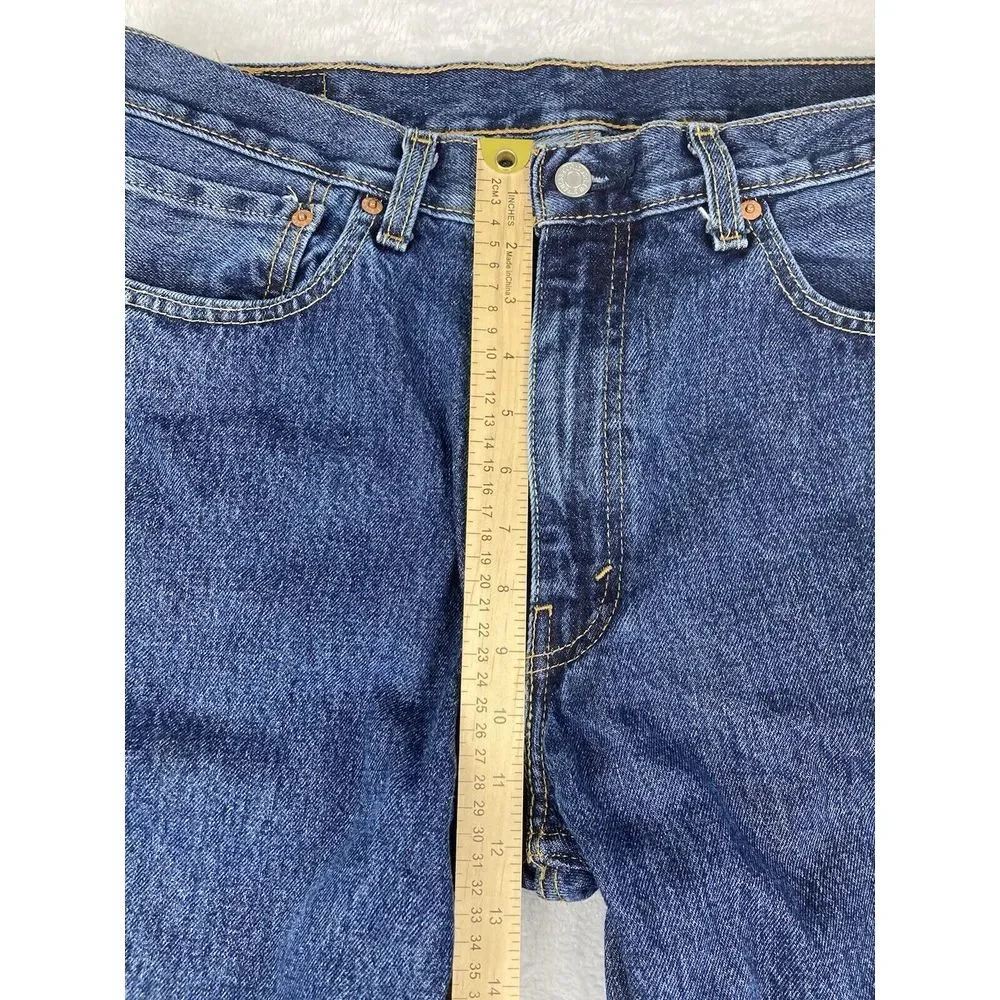 Levi's 550 Jeans‎ Mens Blue Mid Rise Size 36x32